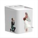 thumbnail image 4 of Organizer Tissue Box Cover With Storage Facial Tissue Holder White, 4 of 5