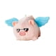 thumbnail image 3 of Llavero de cerdo de peluche con cola meneante, pequeño animal, para mochilas y bolsos. Azul, 3 of 9