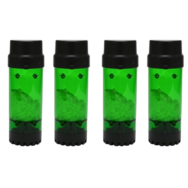 3X Tanque de Peces de Acuario Filtro de Lecho Móvil Fluidizado Filtro de Medios BiolóGicos de Burbuja con Piedra de Aire y Filtro de Esponja LH-600