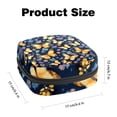 thumbnail image 2 of Sanitary Napkin Storage Bag for Girls Women, Portable First Period Pads Bag Tampons Holder Girls Travel Makeup Bag, Large Capacity Colortul Butterflies Seamless Pattern, 2 of 6