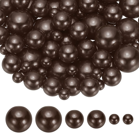 Uxcell 150 Pcs Faux Pearls Beads Vase Filler Centerpiece Pearls for Party Wedding Table Decor Coffee
