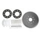 thumbnail image 1 of 44 Tooth Sprocket with Mount Kit 9 Holes Better Transmission Performance for 50cc 66cc 80cc Motor Gas Engine, 1 of 5