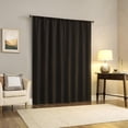 thumbnail image 4 of Sun Zero Laredo 2-Pack 100% Blackout Rod Pocket Window Curtains Panel Pair, 4 of 7