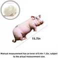 thumbnail image 2 of Giant Simulated 3D Pig Plush Pillow Lifelike Soft Pig Stuffed Animal Cute Cushion Room Decor Gift, 2 of 7