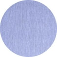 thumbnail image 1 of Ahgly Company Machine Washable Indoor Round Abstract Blue Contemporary Area Rugs, 3' Round, 1 of 4