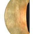 thumbnail image 3 of Gold Leaf Painted Gold French Black Pinders Wall Sconce, 3 of 3