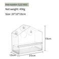 thumbnail image 4 of Small wall Plastic birdcage Transparent small pet birdcage, 4 of 5