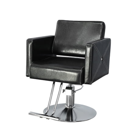 Wliqien Hair Salon Chair Stylist Chair with Heavy Duty Hydraulic Pump 360 Degrees Rolling Swivel Hair Salon Chair Beauty Salon Chair Equipment Max Load Weight 330 Lbs