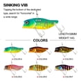 thumbnail image 2 of Señuelos De Pesca Ojos 3D Cebo Duro Cebos De Pesca Sinking Metal Vib Lentejuelas Señuelos De Pesca 5.8Cm 14G Kearding OD016074-04, 2 of 6