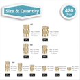 thumbnail image 2 of 420Pcs M3/M4/M5 Threaded Inserts Assortment Kit, 2 of 5