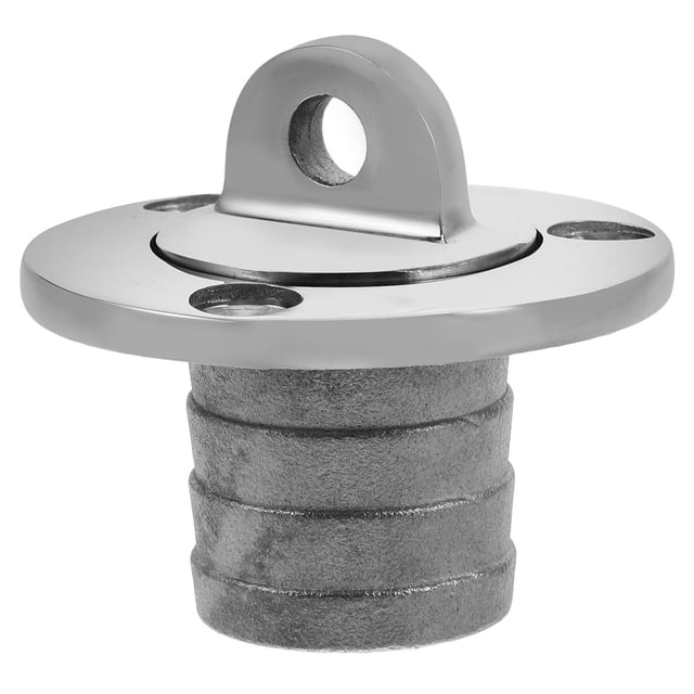 Hytrove Tapón De Garboard Plateado Para Casco De Yate Con Sello Y Material Duradero