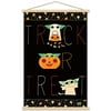 Star Wars: The Mandalorian - Grogu Trick Or Treat Wall Poster with Wooden Magnetic Frame, 22.375" x 34"