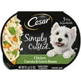 thumbnail image 3 of (8 pack) Cesar Simply Crafted Chicken, Carrots & Green Beans Wet Dog Food Topper Adult, 1.3 Oz, 3 of 14