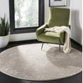 thumbnail image 2 of SAFAVIEH Meadow Valery Abstract Area Rug, Ivory/Grey, 5' x 5' Round, 2 of 8