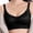 Black, variant on Njagoc3 Wireless Bras for Women V Neck Wide Straps Seamless Comfortable Underwire Free Daily Bra