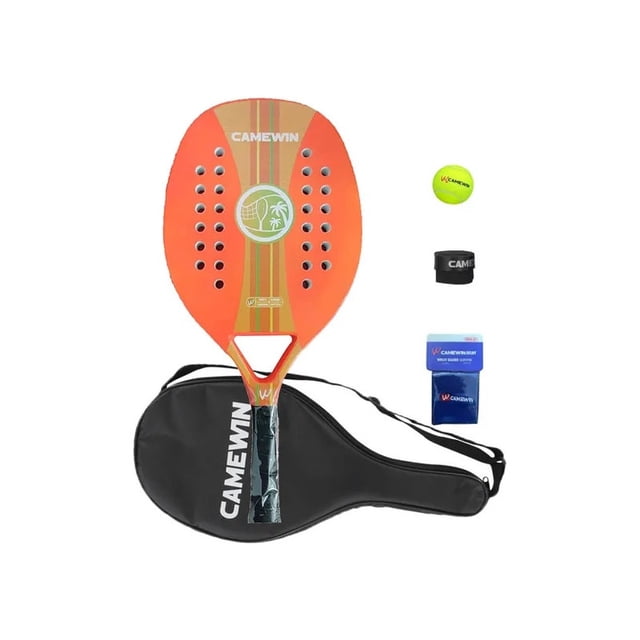Raqueta de tenis de playa Camewin Ultra Ca de fibra de carbono y EVA