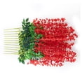 thumbnail image 4 of Flores de Glicina Artificiales, Enredaderas de Flores, Decoración de Glicina Artificial Con 6 Hojas para El Hogar, Oficina, Restaurante, Guirnalda de Flores de Seda, 4 of 8