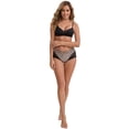 thumbnail image 5 of DARING DIVA Women's Ice Silk Mid-Waisted Full Coverage Boxer Briefs S Light Brown, 5 of 6