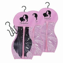 Wig Storage Bags with Hanger,Wig Hanger for Multiple Wigs,Wig Bags,Hourglass-Shaped Bag ywm58