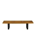 thumbnail image 5 of Percy Bench in Natural, Natural Bench, Manufactured Wood Bench, Natural Line Bench, Natural Wood Bench, Patio Bench, Entryway Bench 60", 5 of 5