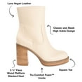 thumbnail image 6 of Journee Collection Womens Brittany Tru Comfort Foam Inside Zip Platform Booties, 6 of 6