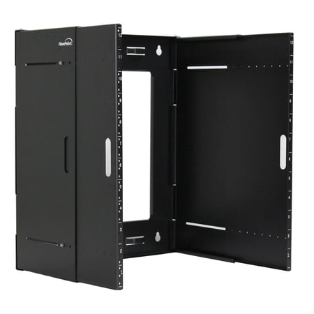 NavePoint 12U Patch Panel Bracket Wall Mount Patch Panel Rack for 19” Networking Equipment – Expandable Mounting Depth 9.5” to 15.5” 4U IT Rack 40lbs Weight Capacity Pre-Assembled price history on PriceWatchPro