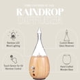 thumbnail image 4 of Raindrop 2.0 Essential Oil Diffuser for Aromatherapy by Organic Aromas Light-Colored Wood and Glass Nebulizing Diffuser with Touch Sensor Light Switch, 4 of 6