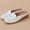 #0251-White, variant on Xucatan Women's Embroidered Mule Slippers with Low Wedge Heel, Round Toe Backless Slip On Flats with Cushioned Insole, Soft Comfortable Walking Shoes for Indoor and Outdoor Wear Gift