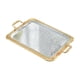 thumbnail image 5 of Bandeja para servir joyas, bandeja rectangular artística con asas, bandeja de tocador para casa de té L, 5 of 9
