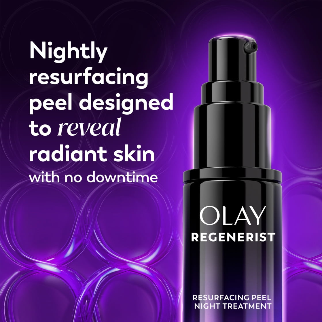 Olay Regenerist Night Exfoliating & Renewal Resurfacing Peel Treatment, 30mL