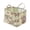 D, variant on 13"x10.2"x10.6" Floral Storage Basket Boho Fabric Quilted Floral Foldable Baskets with Handles Nursery Laundry Basket Organizer Bin for Car Home Picnic