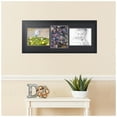 thumbnail image 2 of ArtToFrames Collage Photo Picture Frame with 3 - 8.5x11 Openings, Framed in Black with Black and Black Mats (CDM-3926-70), 2 of 8