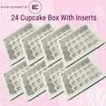 thumbnail image 4 of Cupcake Box With Insert | 24 Cupcake Box White | 24 Slot - Pack Of 25 Pieces, 4 of 8