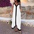 thumbnail image 4 of JMKQLZ Robe Chandail Sans Manches à Bretelles Color Block pour Femmes, 4 of 8