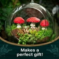 thumbnail image 4 of Cheers US 3Pcs/Set Mushroom for Garden, Glow in The Dark Fairy Garden Decor Accessories, Micro Landscape, Mushroom Statue, 4 of 7