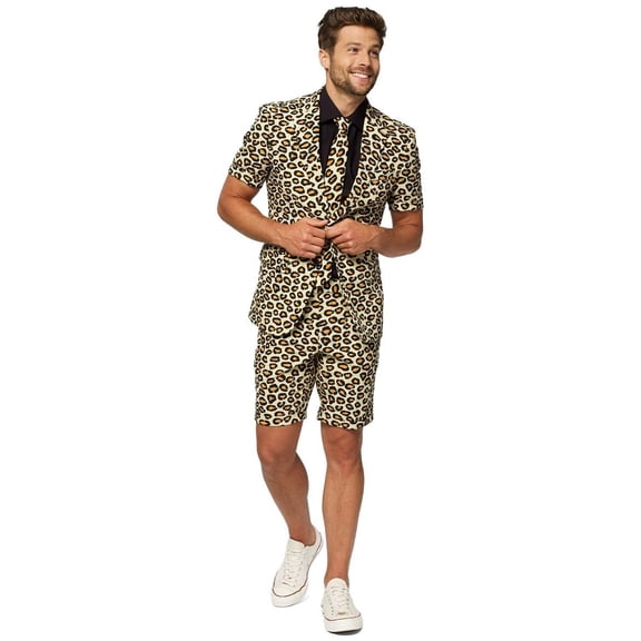 Mens "Crazy Designs - Summer" Party Suit and Tie by OppoSuits