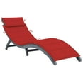 thumbnail image 5 of vidaXL Solid Acacia Wood Sun Lounger with Cushion Wooden Sun Bed Multi Colors, 5 of 10