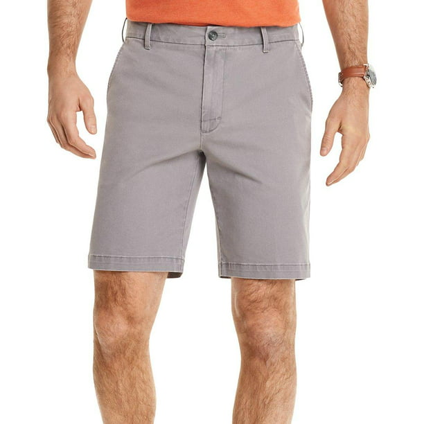 IZOD - IZOD Mens Saltwater Solid Chino Shorts - Walmart.com - Walmart.com