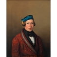 thumbnail image 3 of Anton Haala 15x18 Black Modern Framed Museum Art Print Titled - Unknown Man ('Viennese Citizen') (1837), 3 of 5