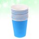 thumbnail image 4 of EeaseMX Vasos de papel desechables de colores para niños, Material de arte artesanal grueso, color azul oscuro, 100 Uds., 4 of 8