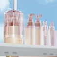 thumbnail image 4 of Juego de 4 botellas de tocador de viaje en 1 con dispensadores recargables a prueba de fugas para loción, champú, acondicionador y spray, compacto y portátil, paquete de 4 en colores variados., 4 of 9