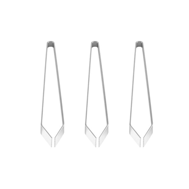 3 pinzas de hueso de pescado, pinzas de precisión hechas a mano, pinzas de acero inoxidable, herramienta de depilación de cerdo, HOMEMAXS 6700333-MX