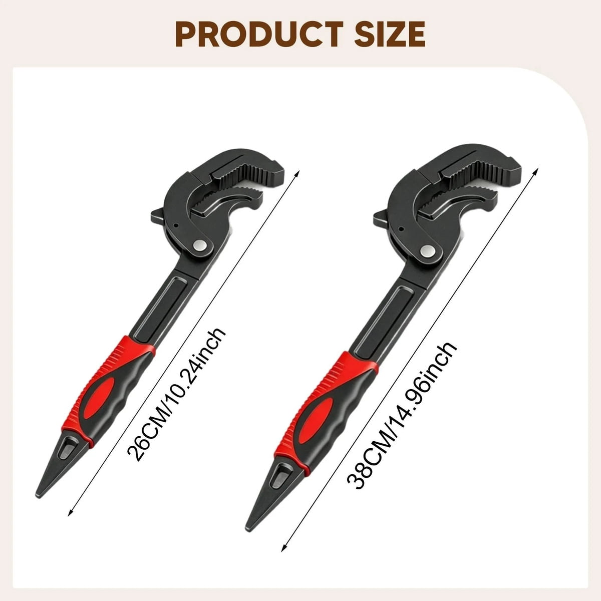 Applicable to Self-Locking Pipe Wrench, Adjustable Wrenches, L
