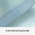 thumbnail image 6 of Evlmd Placemats, Vinyl Woven Place Mats for Kitchen Table Indoor/Outdoor, Washable Wipeable Dining Blue Placemats Set of 4, 12x18 Inch, 6 of 8