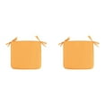 thumbnail image 1 of (2-Pack) Kcodviy Outdoor Seat Cushions Square Design Strapped Garden Chair Pads Patio Furniture Comfort Support Weather Material Solution, 1 of 5