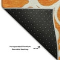 thumbnail image 6 of Dalyn Rugs Premium Machine Washable Mayfield AMF874 Orange 1'8" x 2'6" Rug, 6 of 6