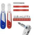 thumbnail image 4 of 14 Pcs Clé à Cliquet Hexagonale Tournevis 1/4 Pouce Outils de Réparation Rouge, 4 of 5