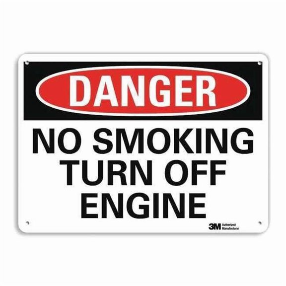 Lyle Danger Sign,7 in x 10 in,Aluminum U3-1859-RA_10X7