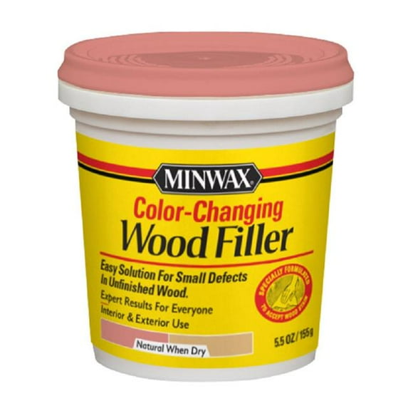 The Minwax 106242 5.5 oz Color Changing Wood Filler