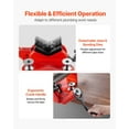 thumbnail image 6 of CAFORKP Industrial Pipe Chain Vise, Cast Iron Base, 34.6 Inch Rugged Chain, 1/2-8 Inch Pipe Clamping, 6 of 11